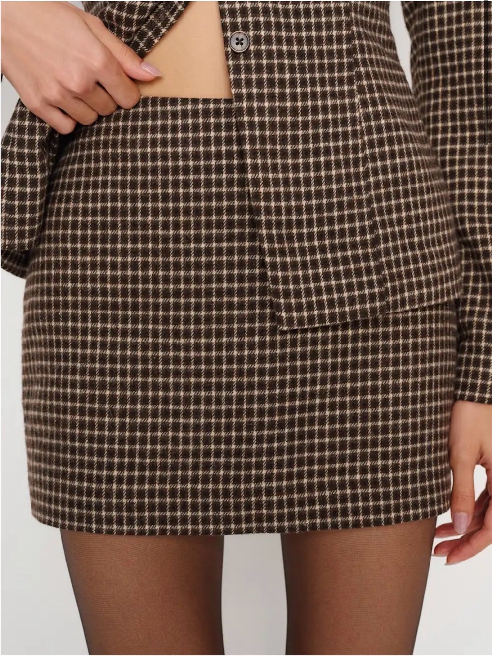 Reformation Chloe 2 Piece Set Brown - NWT - Picture 3 of 3